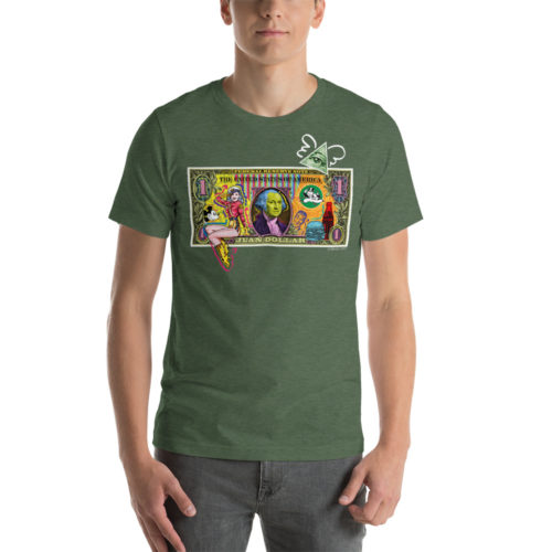 Juan Dollar unisex t-shirt Green