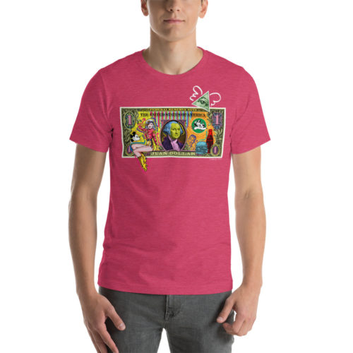 Juan Dollar unisex t-shirt pink